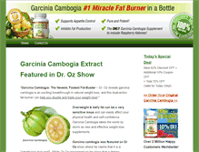Tablet Screenshot of garciniacambogiaofficial.com